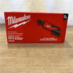 NEW! Milwaukee 12V Lithium-Ion Cordless 3/8 in. Ratchet (Tool-Only)