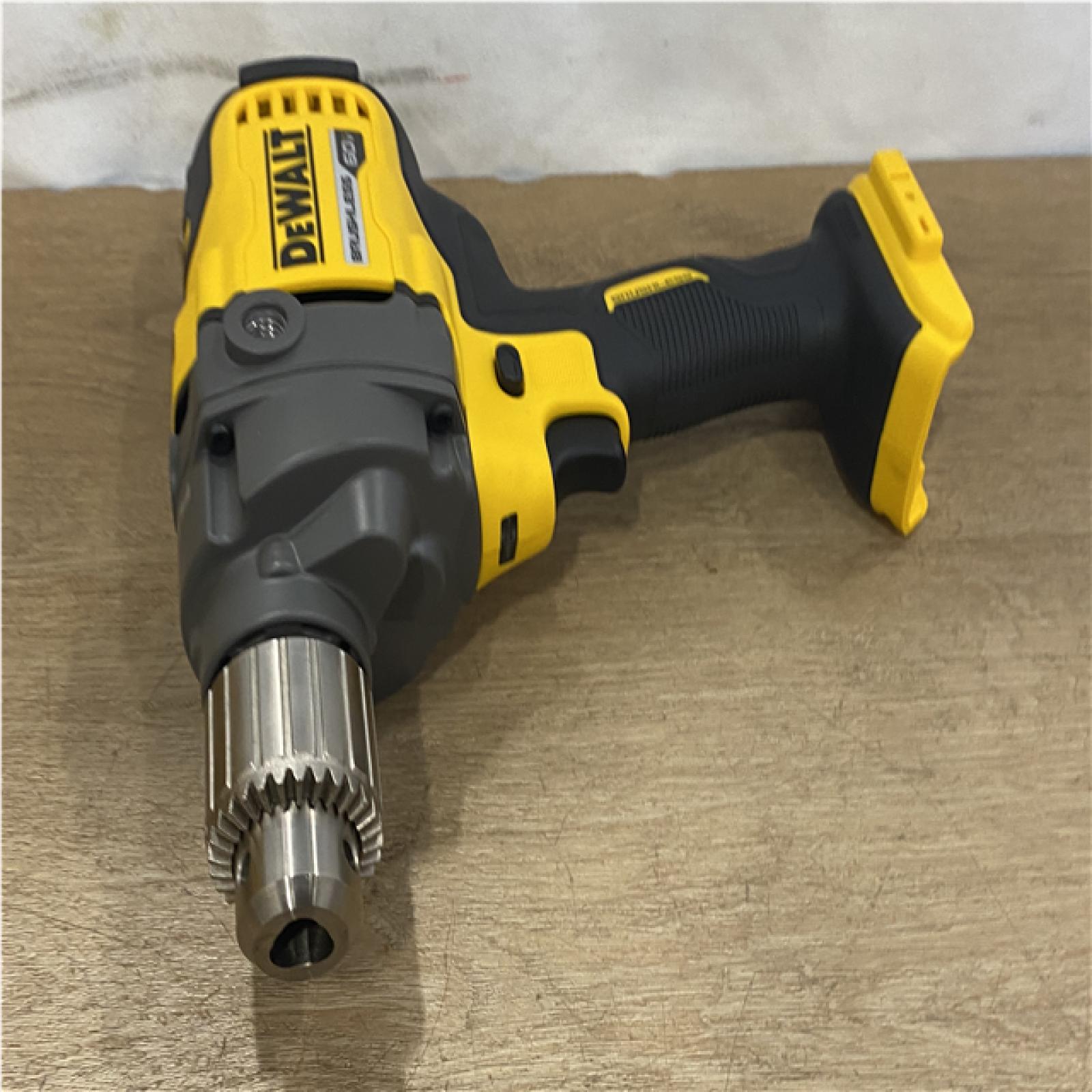 AS-IS DEWALT FLEXVOLT 60-Volt MAX Cordless Brushless 1/2 in. Mixer/Drill with E-Clutch (Tool-Only)