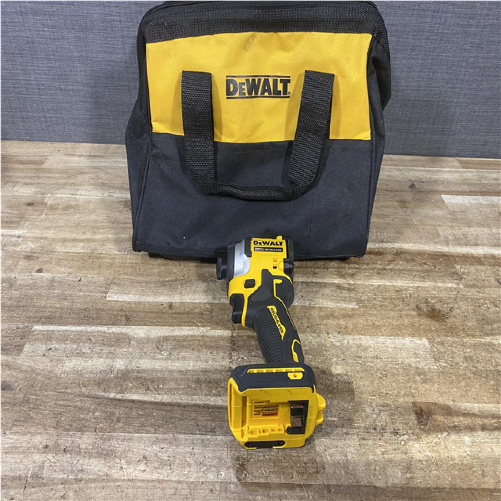 Houston Location AS-IS DEWALT ATOMIC 20V MAX Cordless Brushless Compact 1/4 in. Impact Driver (Tool Only)
