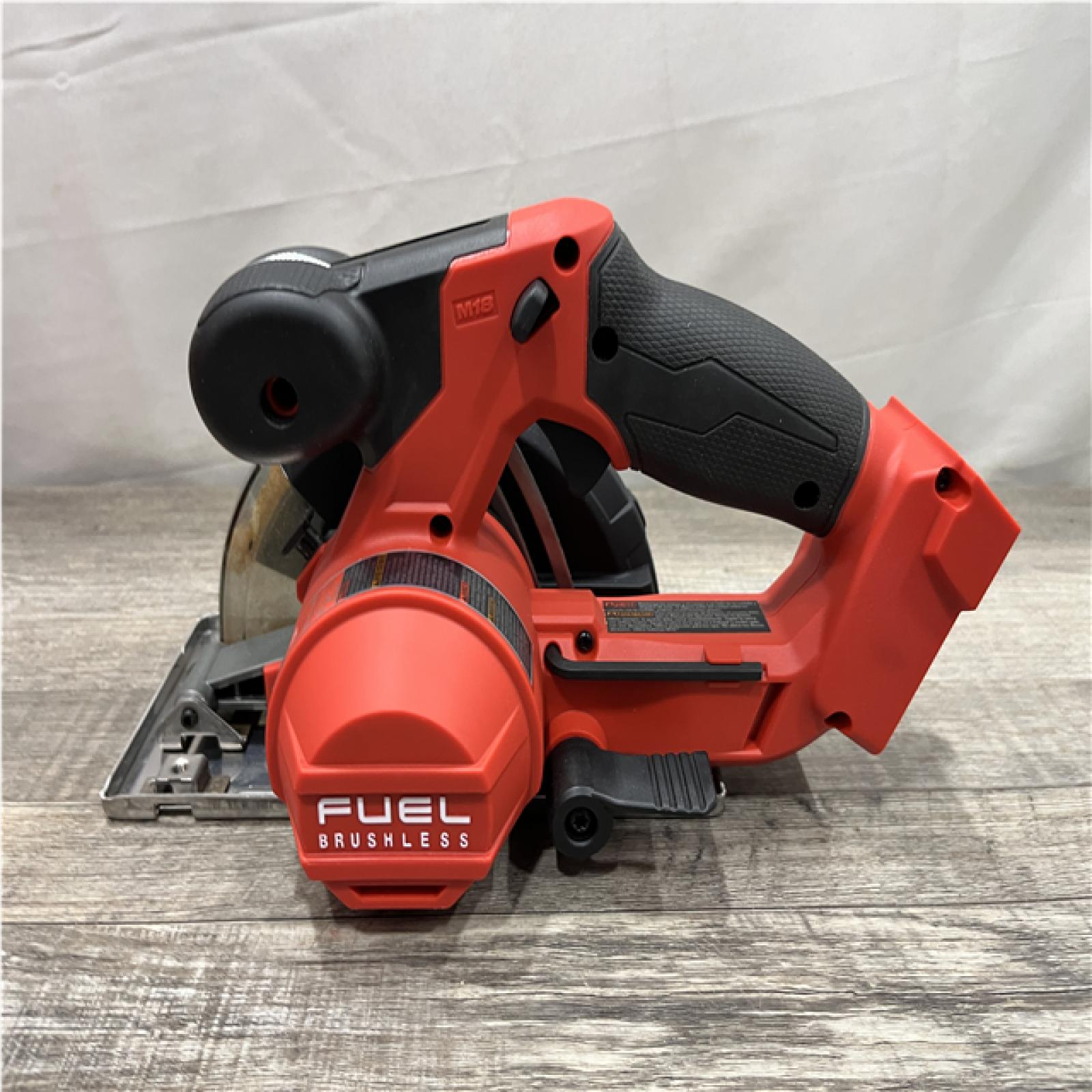 AS-IS Milwaukee FUEL 18V Lithium-Ion Brushless Cordless Metal Cutting 5-3/8 in. Circular Saw (Tool-Only)
