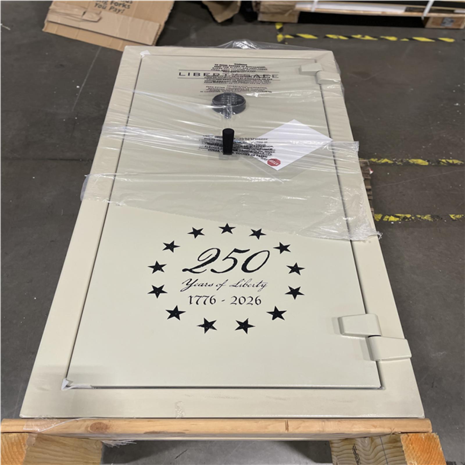 DALLAS LOCATION- LIBERTY SAFE 24-Gun 40-min Fire Rated Electronic Lock Gun Safe Desert Sand