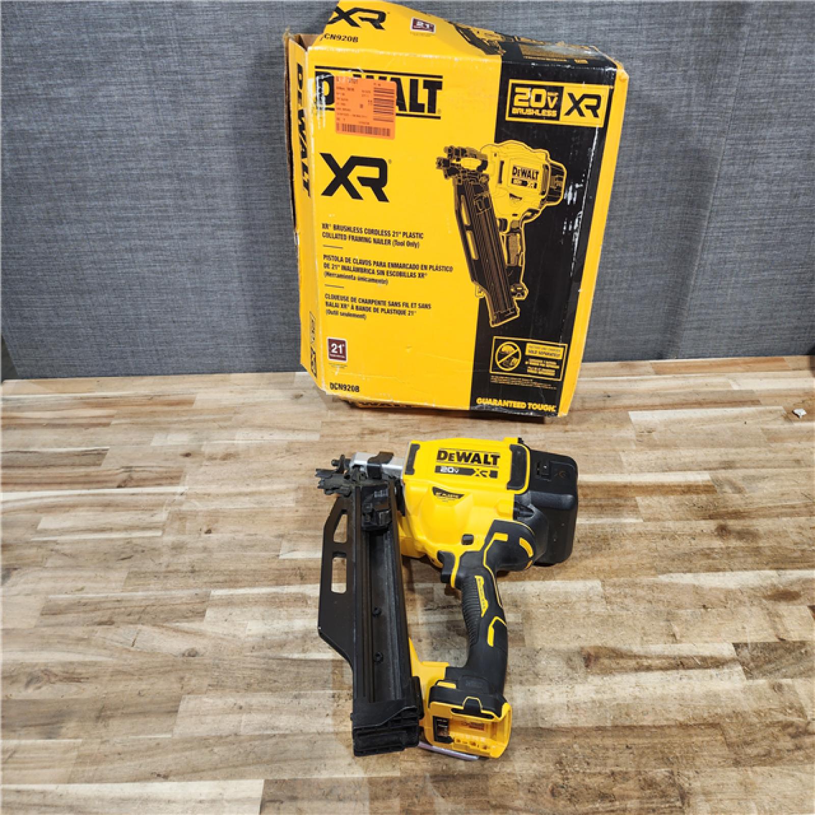 HOUSTON LOCATION - AS - IS DEWALT 20-Volt 21° Cordless Framing Nailer (Tool-Only)