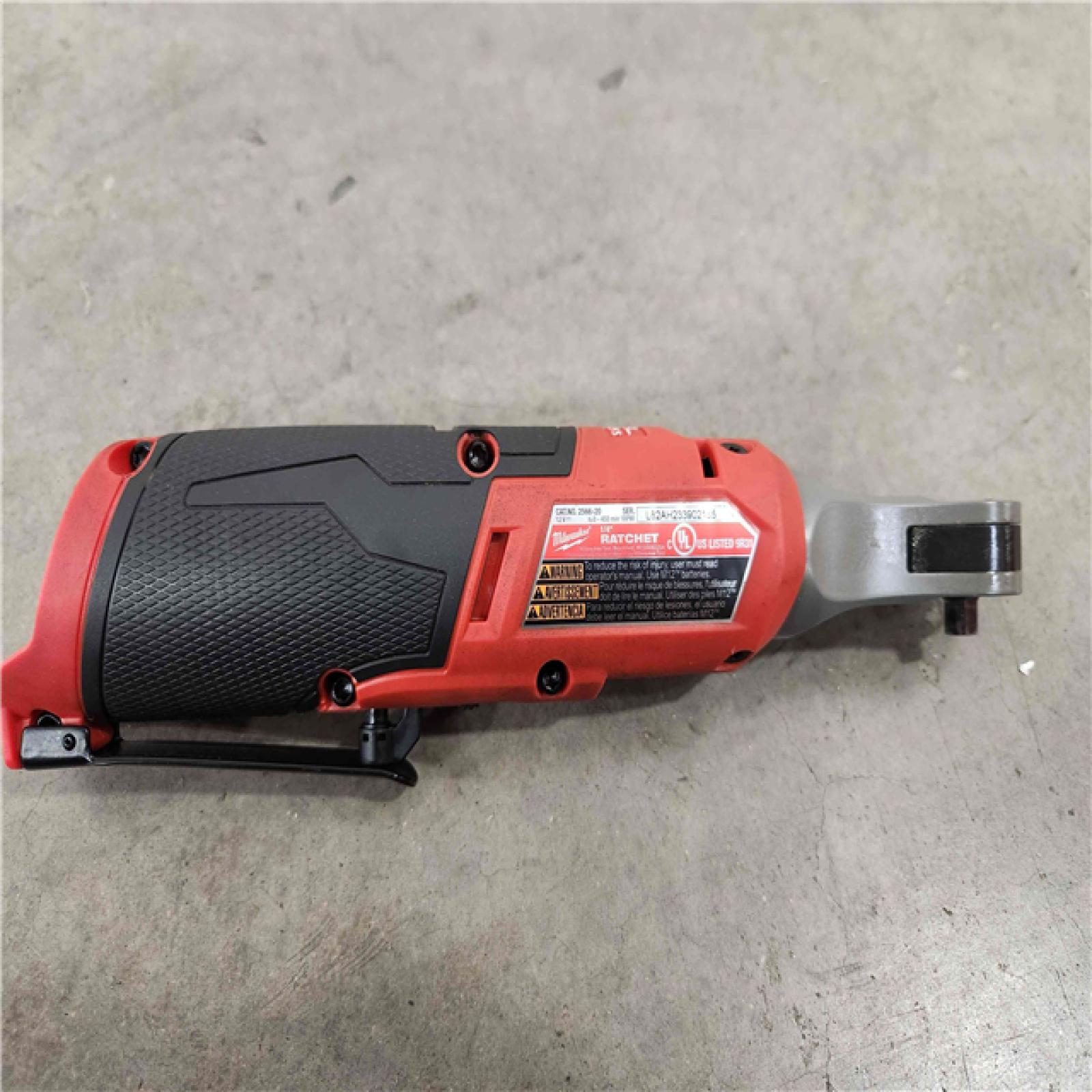 Phoenix Location Good Condition Milwaukee M12 FUEL 12V Lithium-Ion Brushless Cordless High Speed 1/4 in. Ratchet (Tool-Only) 2566-20
