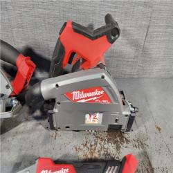 HOUSTON LOCATION - AS-IS MILWAUKEE 3 TOOL COMBO KIT W/ (2) BATTERY & CHARGER