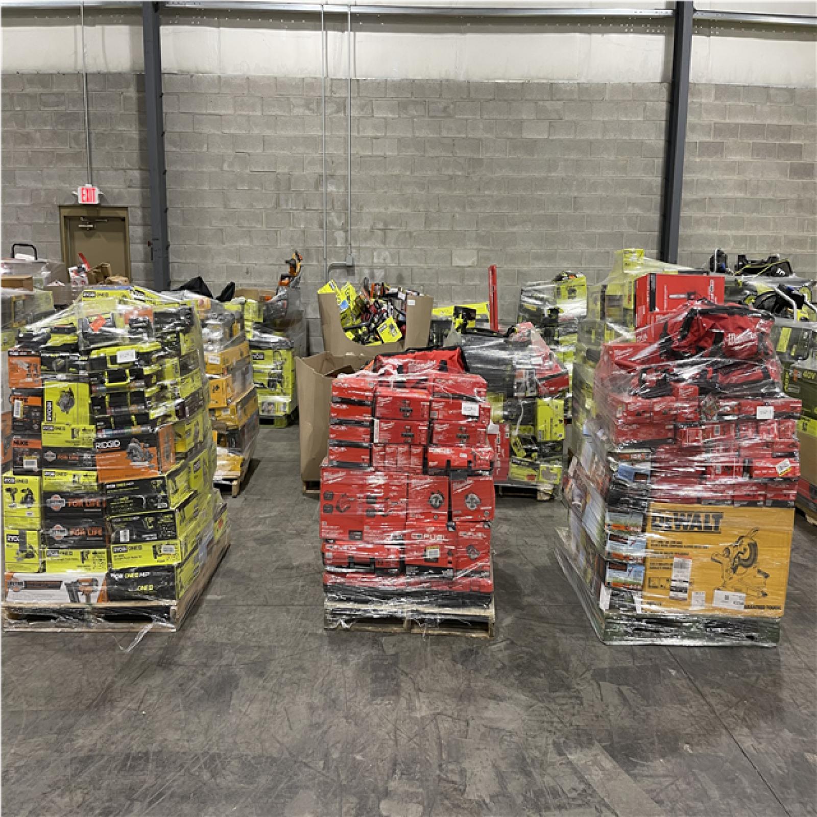 Pittston Location As-Is Power Tools Partial Truckload (11 Pallets) 6029-B