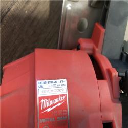 AS-IS Milwaukee FUEL 18V Lithium-Ion Brushless Cordless Metal Cutting 5-3/8 in. Circular Saw (Tool-Only)