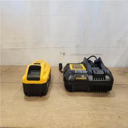 AS-IS- DEWALT 20V MAX Lithium-Ion 6.0 Ah Battery and Charger