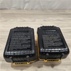 AS-IS DEWALT 20V MAX XR Premium Lithium-Ion 5.0Ah Battery Pack (2 Pack)