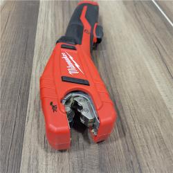 AS-IS Milwaukee  M12 12V Lithium-Ion Cordless Copper Tubing Cutter (Tool-Only)