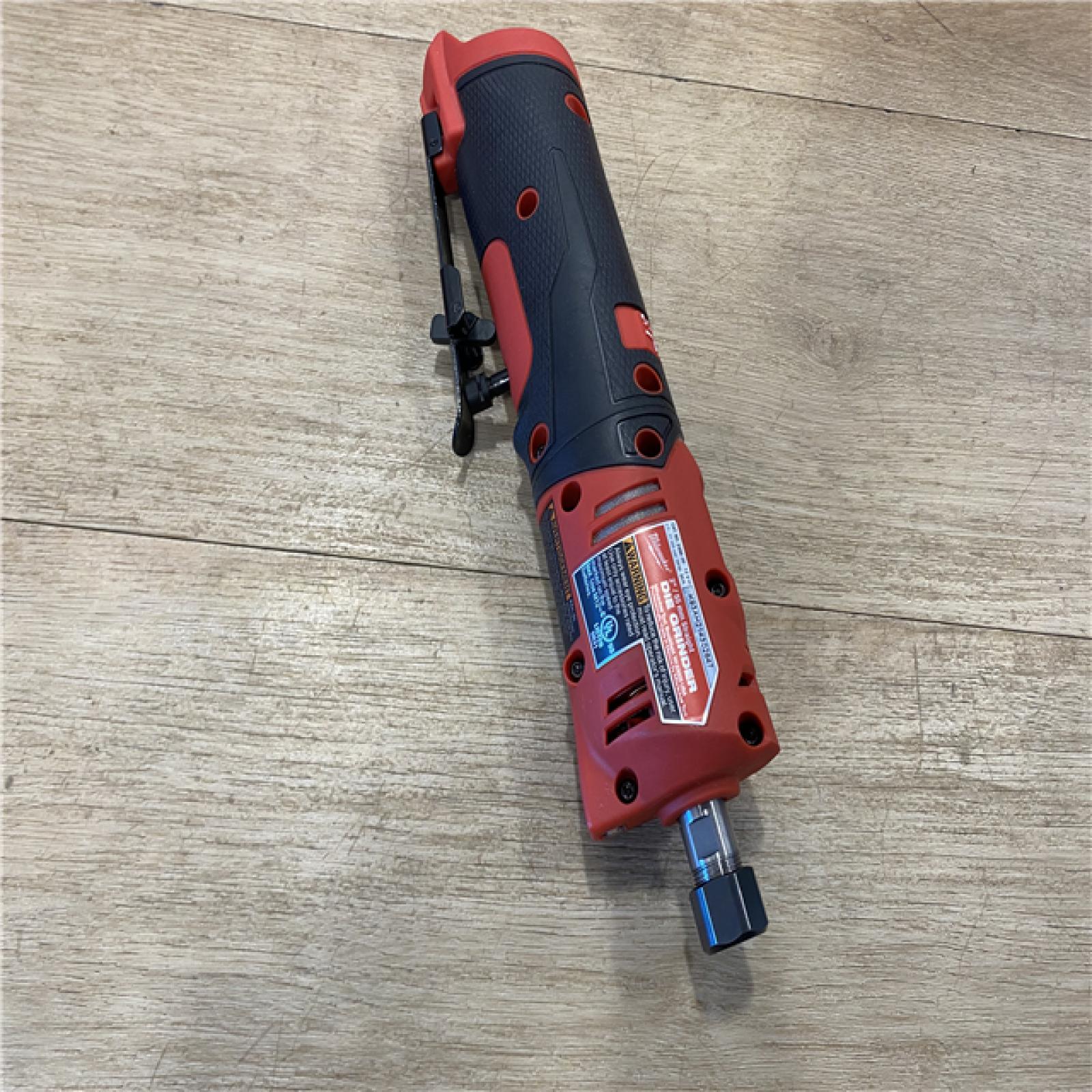 AS-IS Milwaukee FUEL 12V Lithium-Ion Brushless Cordless 1/4 in. Straight Die Grinder (Tool-Only)