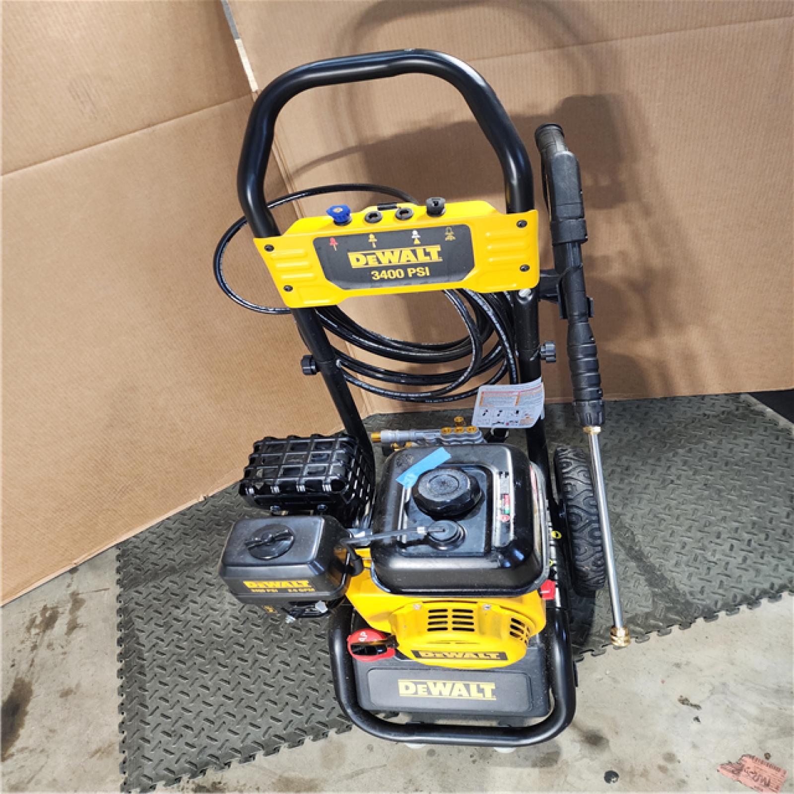 HOUSTON LOCATION - AS-IS DEWALT 3400 PSI 2.5 GPM Gas Cold Water Pressure Washer with 208cc Engine