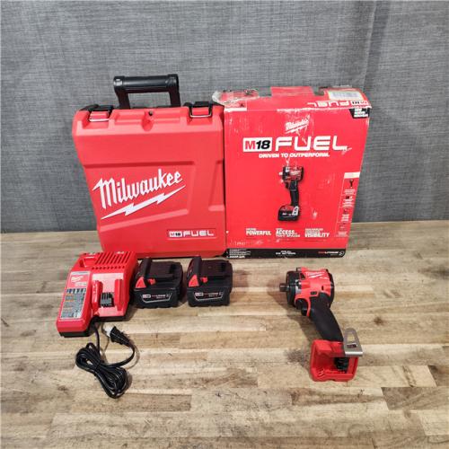 HOUSTON LOCATION - AS-IS (APPEARS LIKE NEW) Milwaukee M18 FUEL Brushless Cordless 1/2 Compact Impact Wrench W/ Pin Detent Kit