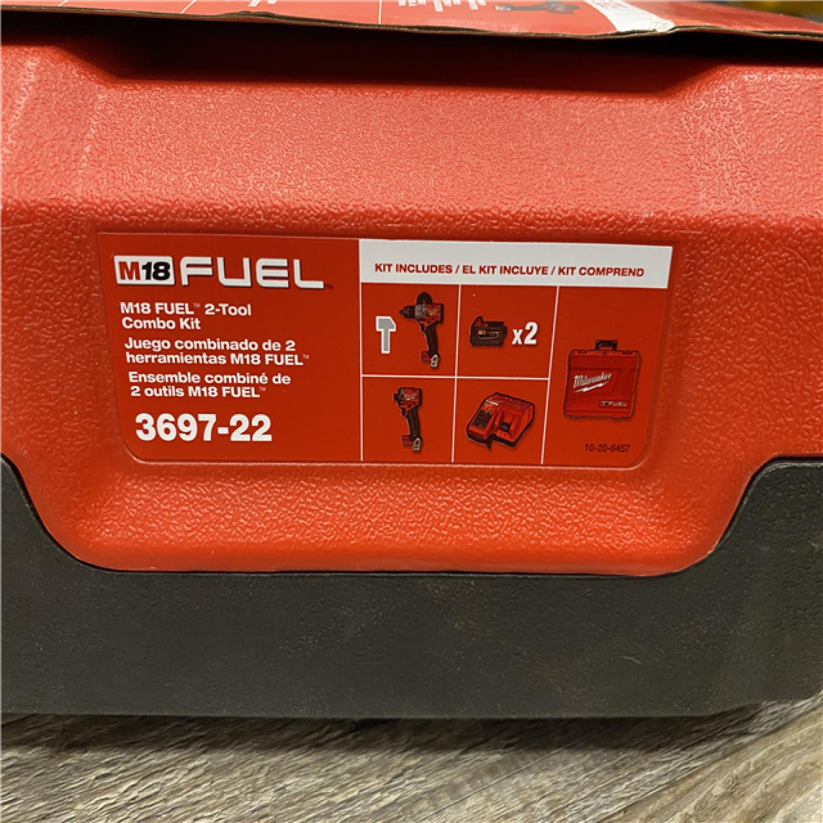 NEW - Milwaukee FUEL 18V Lithium-Ion Brushless Cordless Hammer Drill and Impact Driver Combo Kit