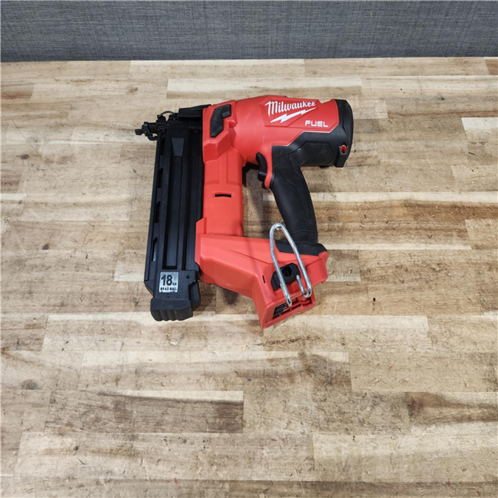 HOUSTON LOCATION - AS - IS Milwaukee FUEL 18-Volt Lithium-Ion Brushless Cordless Gen II 18-Gauge Brad Nailer (Tool-Only)