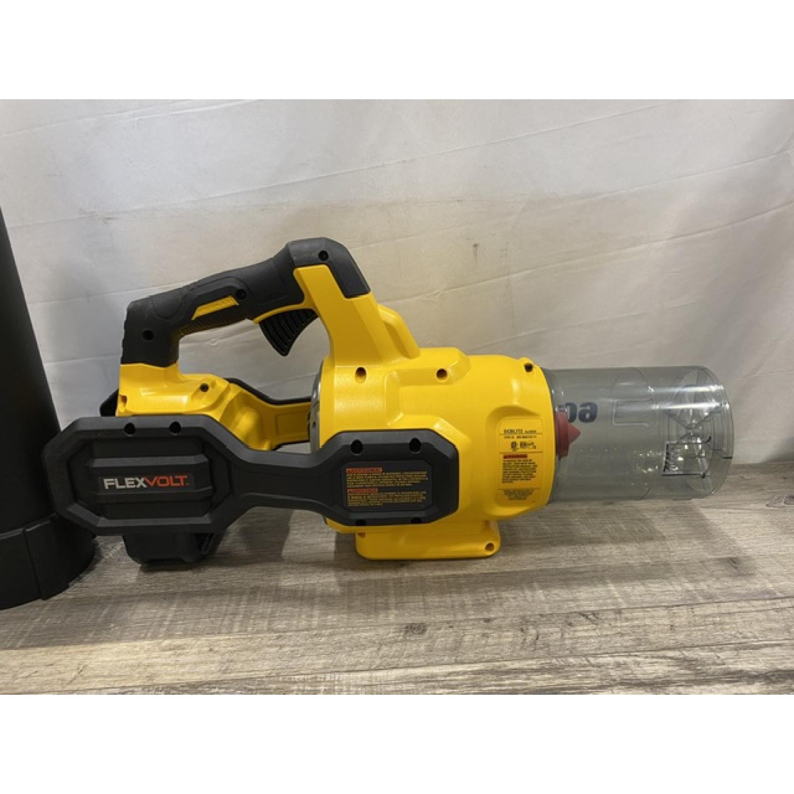 AS-IS DEWALT FLEXVOLT 60V MAX 125 MPH 600 CFM Brushless Cordless Battery Powered Blower Kit