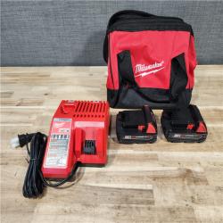 HOUSTON LOCATION - AS-IS Milwaukee M18 Brushed Cordless (2-Tool) Drill/Driver and Impact Driver Kit
