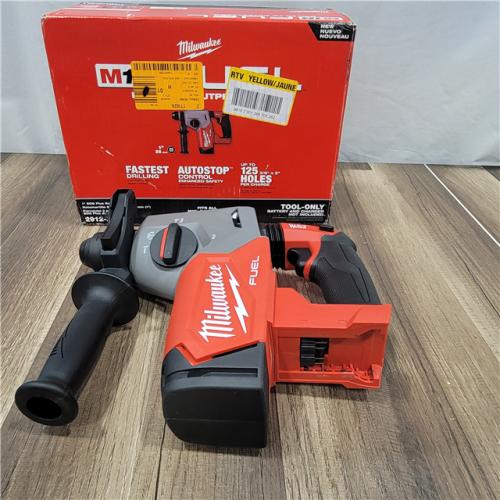 AS-IS Milwaukee M18 FUEL 18V Lithium-Ion Brushless Cordless 1 in. SDS-Plus Rotary Hammer (Tool-Only)