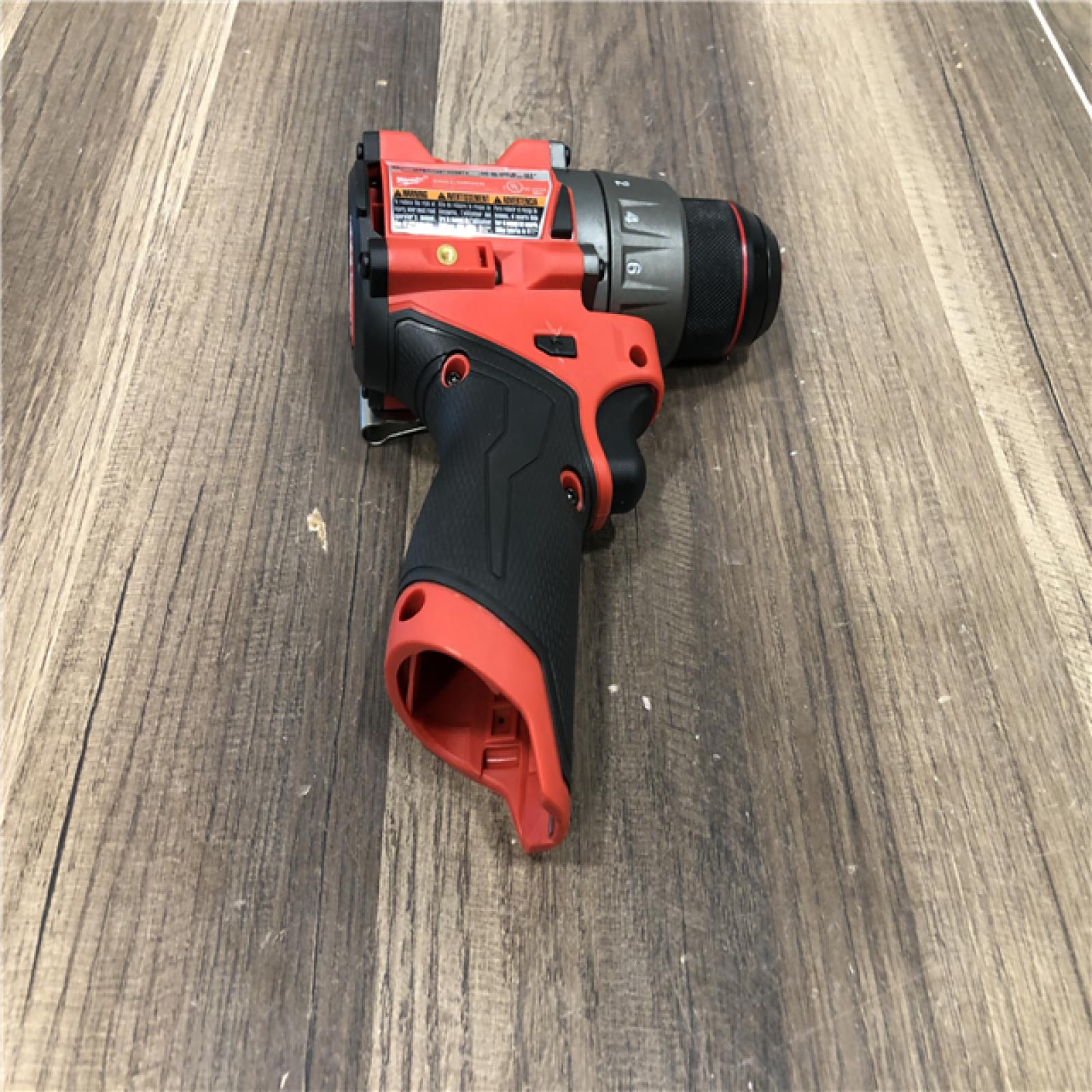 AS-IS Milwaukee M12 FUEL 12V Lithium-Ion Brushless Cordless 1/2 in. Drill Driver (Tool-Only)