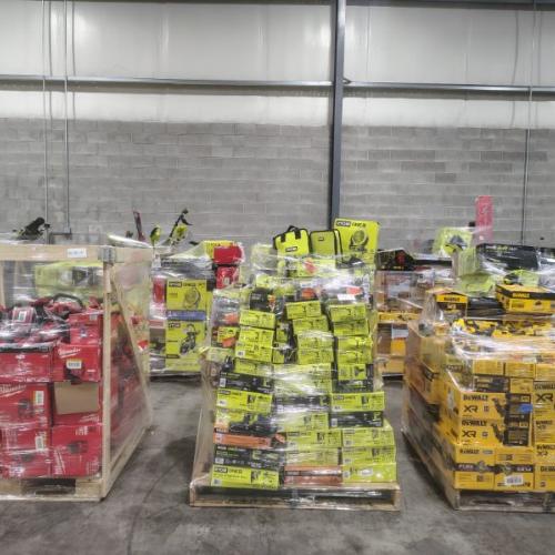 Pittston Location As-Is Power Tools Partial Truckload (13 Pallets) 8270-A