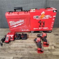 HOUSTON LOCATION - AS-IS M18 FUEL 18V Lithium-Ion Brushless Cordless Hammer Drill and Impact Driver Combo Kit (2-Tool) with 2 Batteries