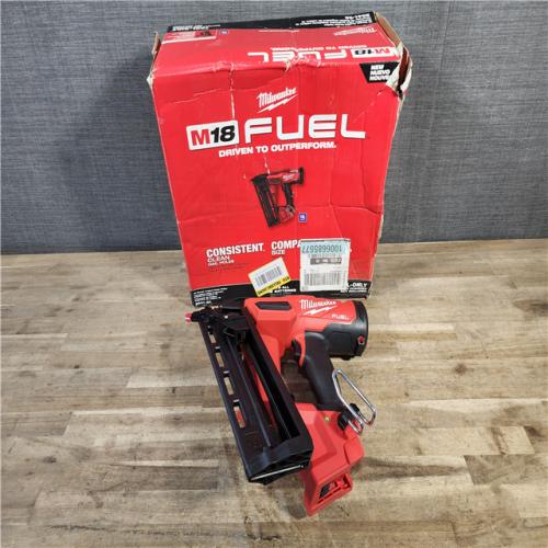 HOUSTON LOCATION - AS-IS Milwaukee 2841-20 18V Cordless Gen II 16 Gauge Angled Finish Nailer (Tool Only)