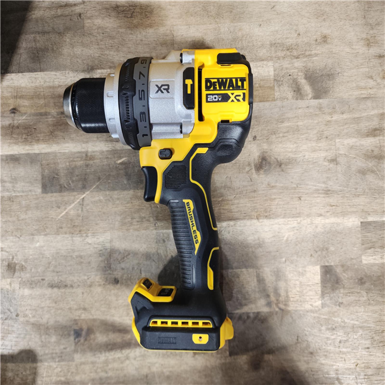 HOUSTON LOCATION - AS-IS DEWALT 20V XR Lithium-Ion Cordless Hammer Drill Kit with 8.0 Ah Battery, Charger and Kit Bag