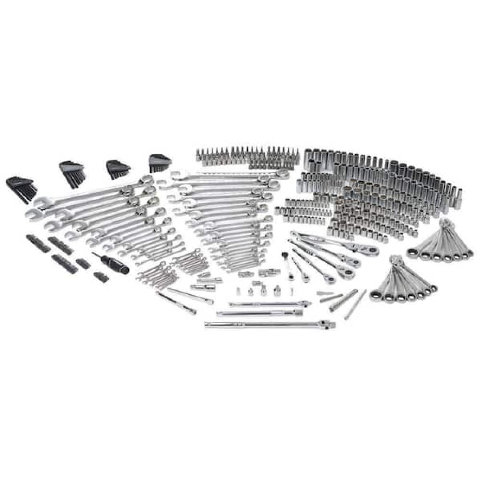 Phoenix NEW Husky 1/4 in.  3/8 in.  and 1/2 in. Drive Master Mechanics Tool Set (432-Piece)