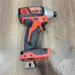AS-IS Milwaukee M18 18-Volt Lithium-Ion Cordless 1/4 in. Hex Impact Driver (Tool-Only)