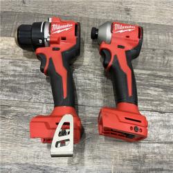 AS-IS Milwaukee 18V Lithium-Ion Brushless Cordless Compact Drill/Impact Combo Kit