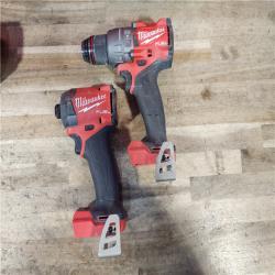 HOUSTON LOCATION - AS-IS Milwaukee FUEL 18V Lithium-Ion Brushless Cordless Hammer Drill and Impact Driver Combo Kit