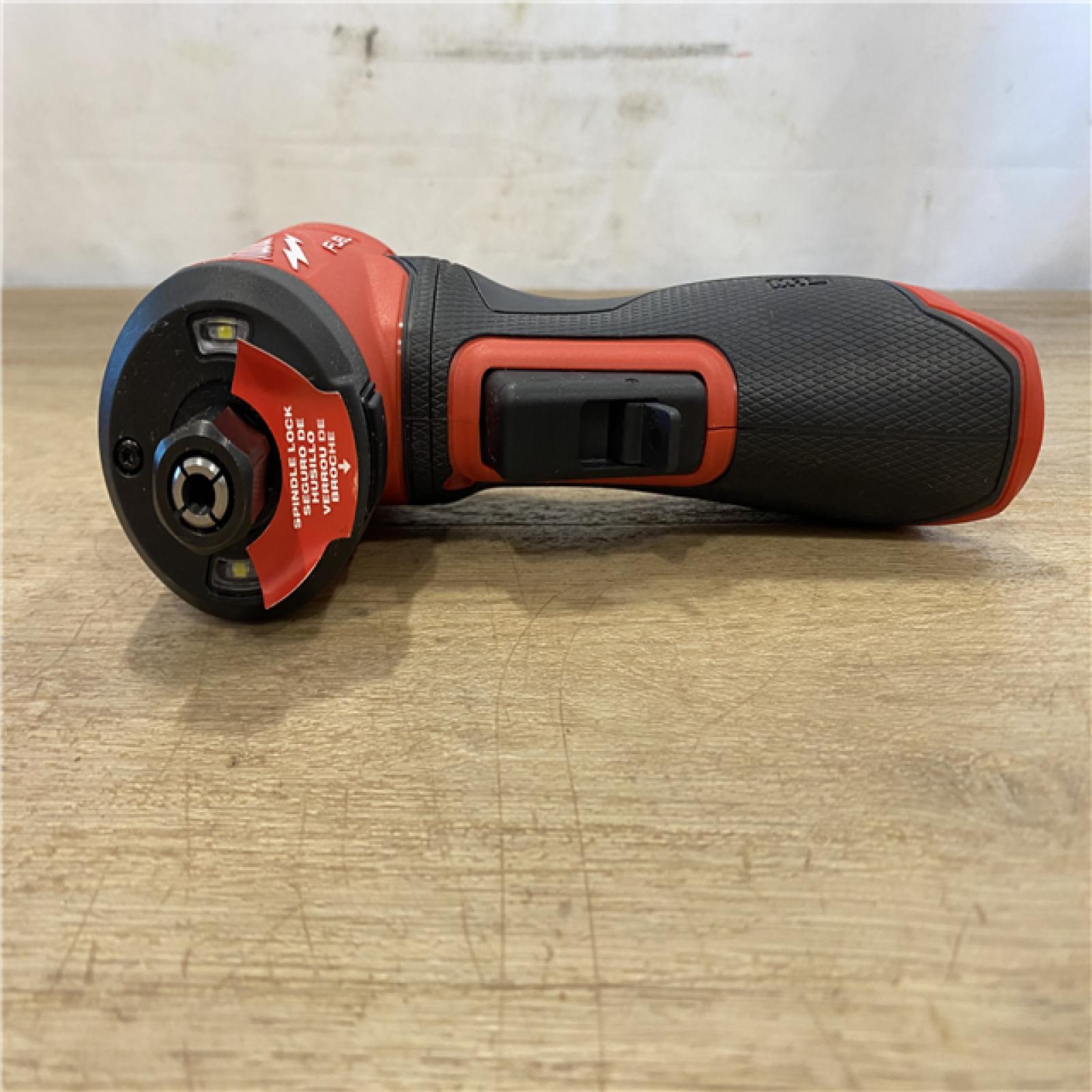 AS-IS Milwaukee FUEL 12V Lithium-Ion Brushless Cordless 1/4 in. Right Angle Die Grinder (Tool-Only)