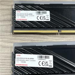 AS-IS XPG DDR5 DRAM DIMM 5200 32GB (16X2) 288-Pin RAM Module AX5U5200C4216G-BLABRBK