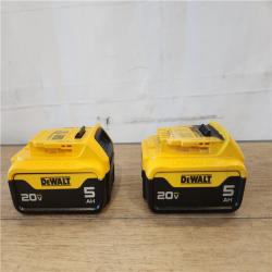 AS-IS- DEWALT 20V MAX Lithium-Ion 5.0Ah Battery (2-Pack)