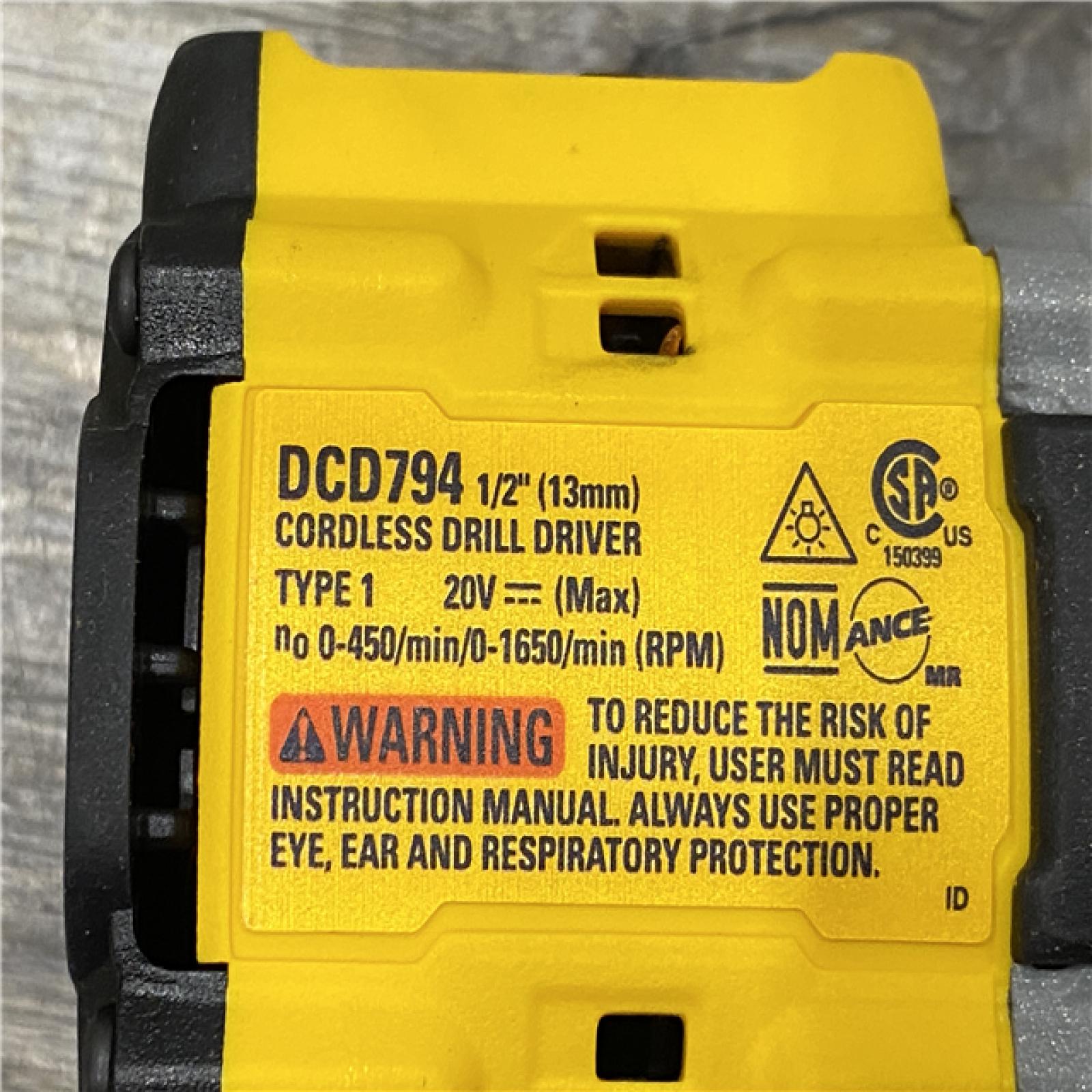 AS-IS DEWALT ATOMIC 20-Volt MAX Brushless Cordless 1/2 in. Drill Driver (Tool-Only)