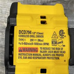 AS-IS DEWALT ATOMIC 20-Volt MAX Brushless Cordless 1/2 in. Drill Driver (Tool-Only)