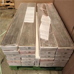 Phoenix AS-IS Home Decorators Collection Fieldstone Slate Gray 10 mm T x 8 in. W Waterproof Laminate Wood Flooring (465 sq. ft./25 Case)