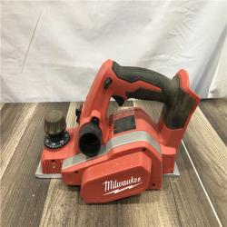 AS-IS Milwaukee 18V Lithium-Ion Cordless 3-1/4 in. Planer (Tool-Only)