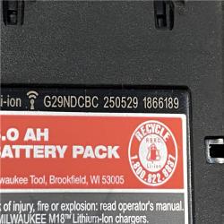 AS-IS Milwaukee FUEL 120 MPH 500 CFM 18V Brushless Cordless Battery Powered Leaf Blower Kit