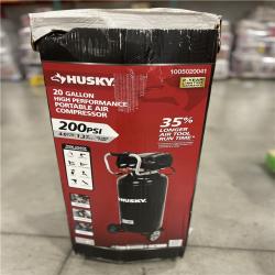 NEW! - Husky 20 Gal. 200 PSI Oil Free Portable Vertical Electric Air Compressor