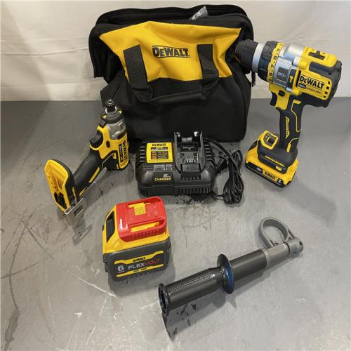 AS-IS - DEWALT 20V MAX Cordless Brushless Hammer Drill/Driver 2 Tool Combo Kit