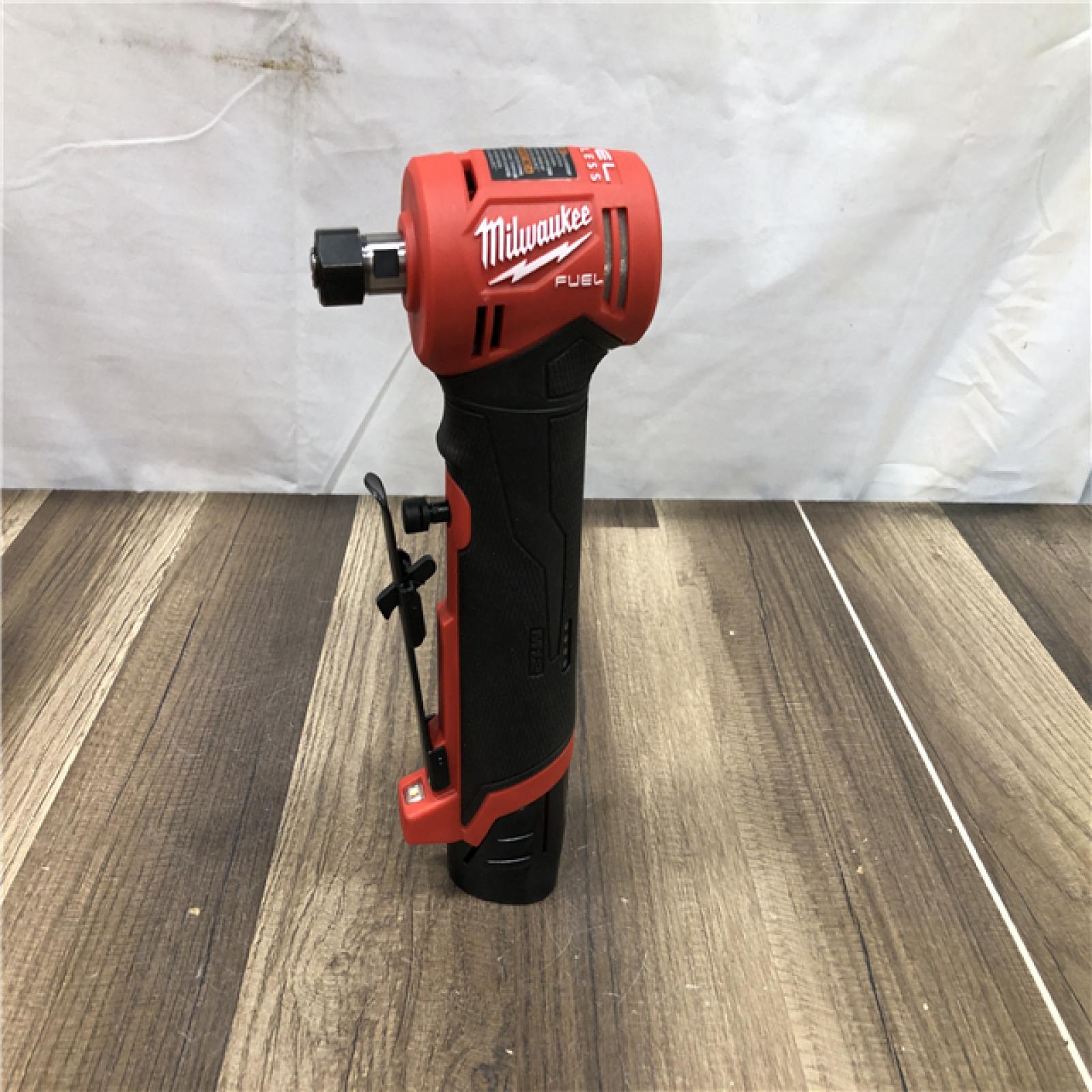 AS-IS Milwaukee FUEL 12V Lithium-Ion Brushless Cordless 1/4 in. Right Angle Die Grinder Kit