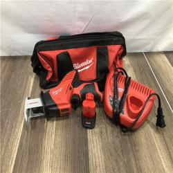 AS-IS Milwaukee  12V Lithium-Ion HACKZALL Cordless Reciprocating Saw Kit