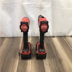 AS-IS Milwaukee  FUEL 18V Lithium-Ion Brushless Cordless Hammer Drill and Impact Driver Combo Kit