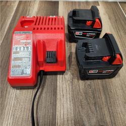 AS-IS  Milwaukee M18 18-Volt Lithium-Ion Cordless Combo Kit 7-Tool with 2-Batteries, Charger and Tool Bag