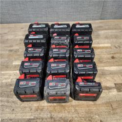 HOUSTON LOCATION - AS-IS MILWAUKEE BATTERY PACK QTY - 15