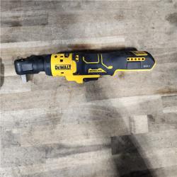 HOUSTON LOCATION - AS-IS DeWalt DCF512 18v XR Cordless 1/2 Drive Open Head Ratchet Wrench W/ BATTERY & CHARGER