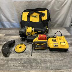 AS-IS DEWALT FLEXVOLT 60V MAX Cordless Brushless 4.5 in. - 6 in. Small Angle Grinder Kit