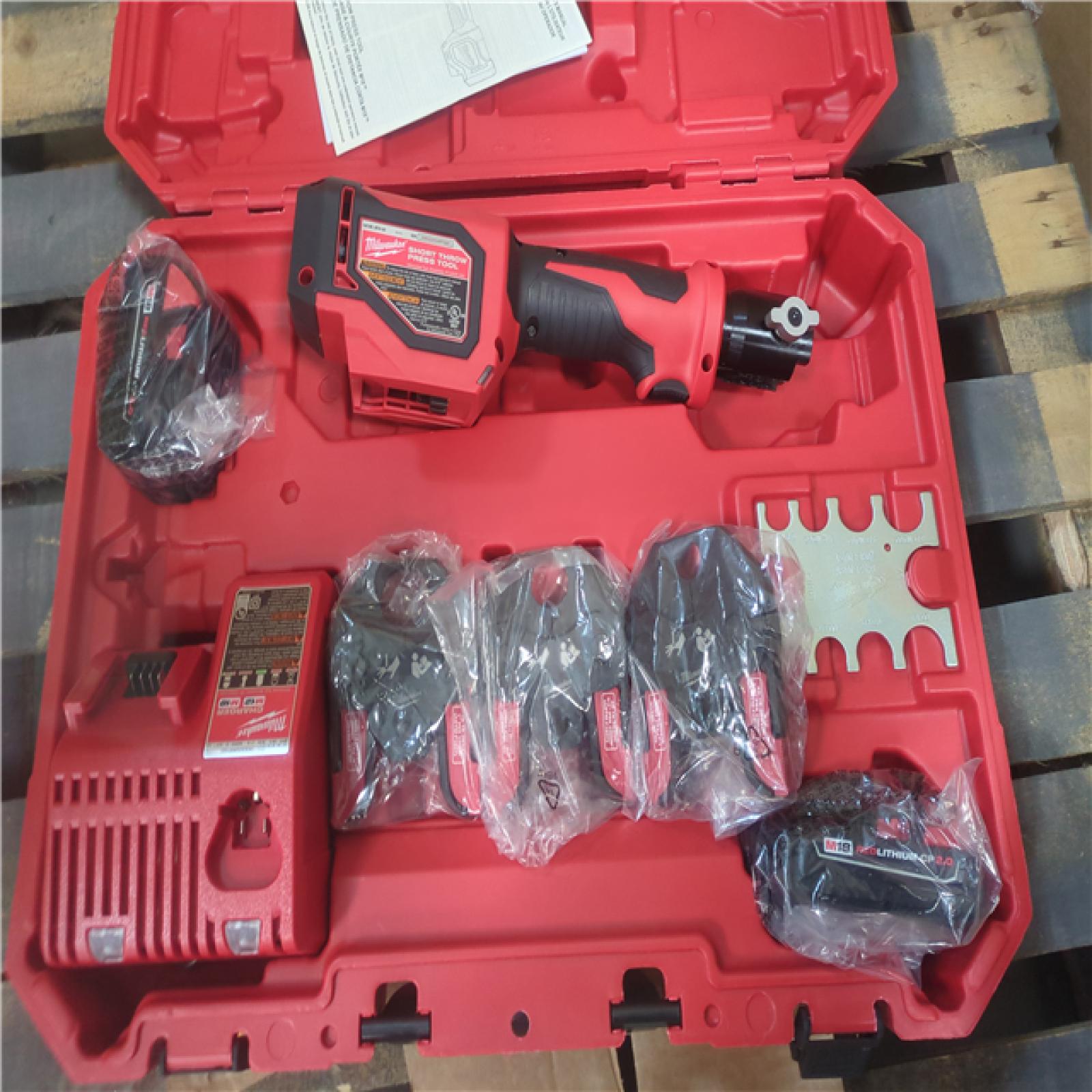 CALIFORNIA AS-IS MILWAUKEE M18 SHORT THROW PRESS TOOL