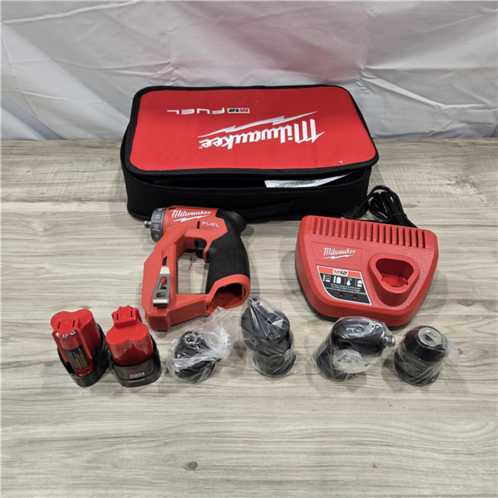 LIKE NEW! - Milwaukee 2505-22 M12 FUEL Cordless Installation Drill Driver Kit