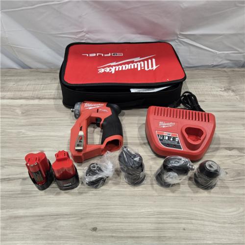 LIKE NEW! - Milwaukee 2505-22 M12 FUEL Cordless Installation Drill Driver Kit